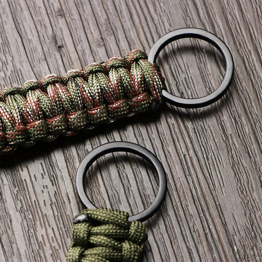 Military Paracord Survival Keychain