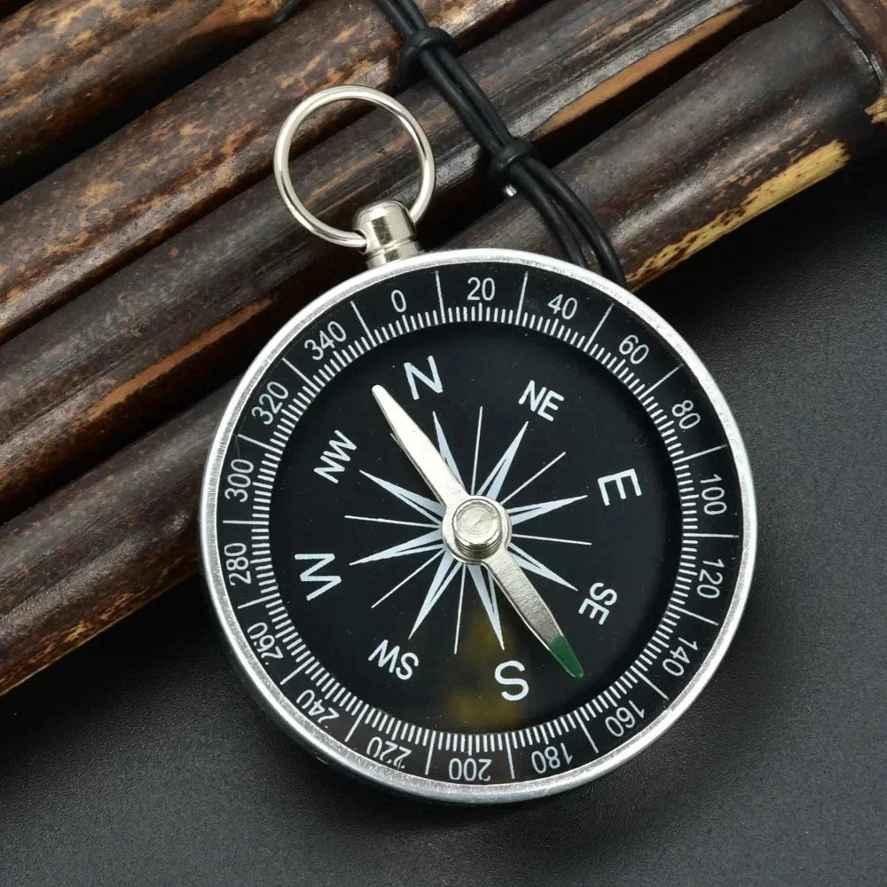 Portable Survival Keychain Compass